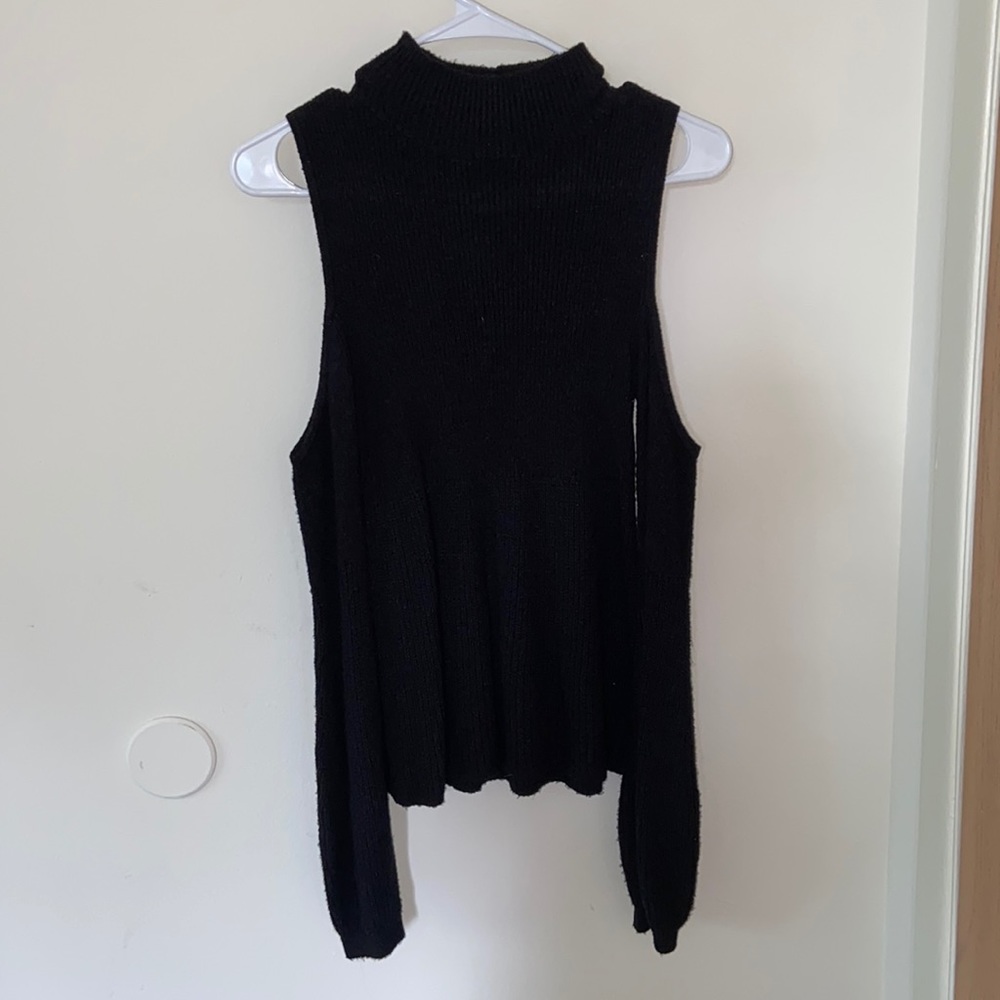Express off shoulder peplum top to pair with anything!